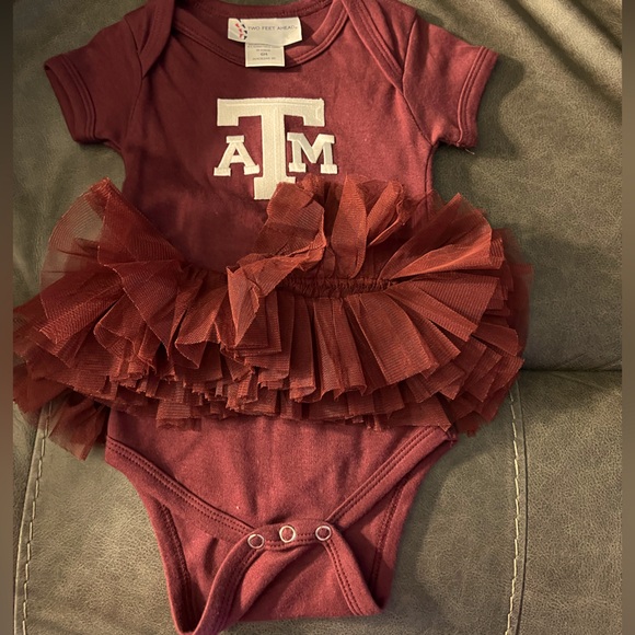 Other - Darling Maroon ATM Aggie Tutu Onsie